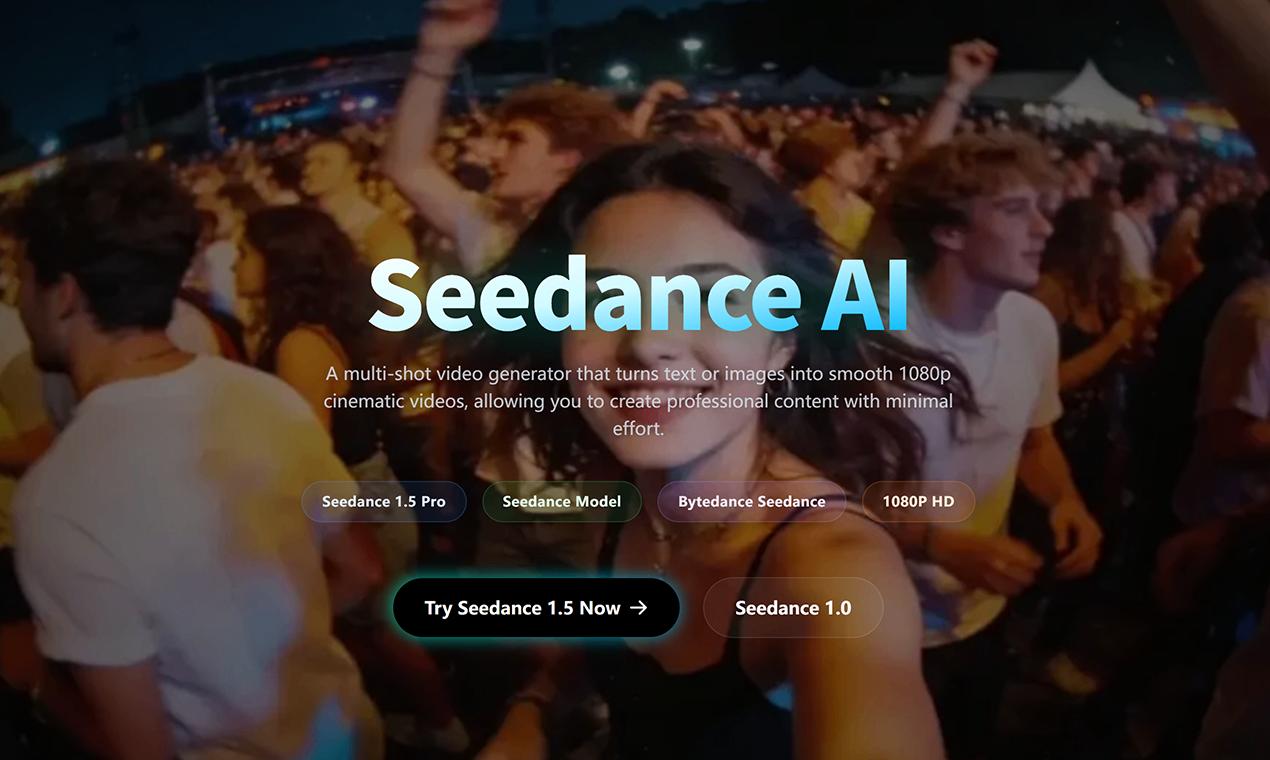 seedance ai video generator screenshot 1