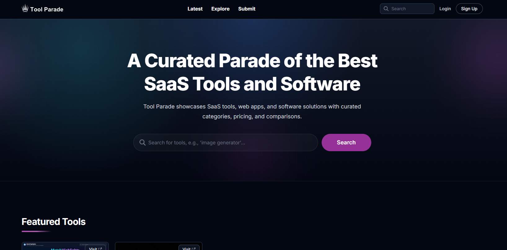Tool Parade screenshot 1