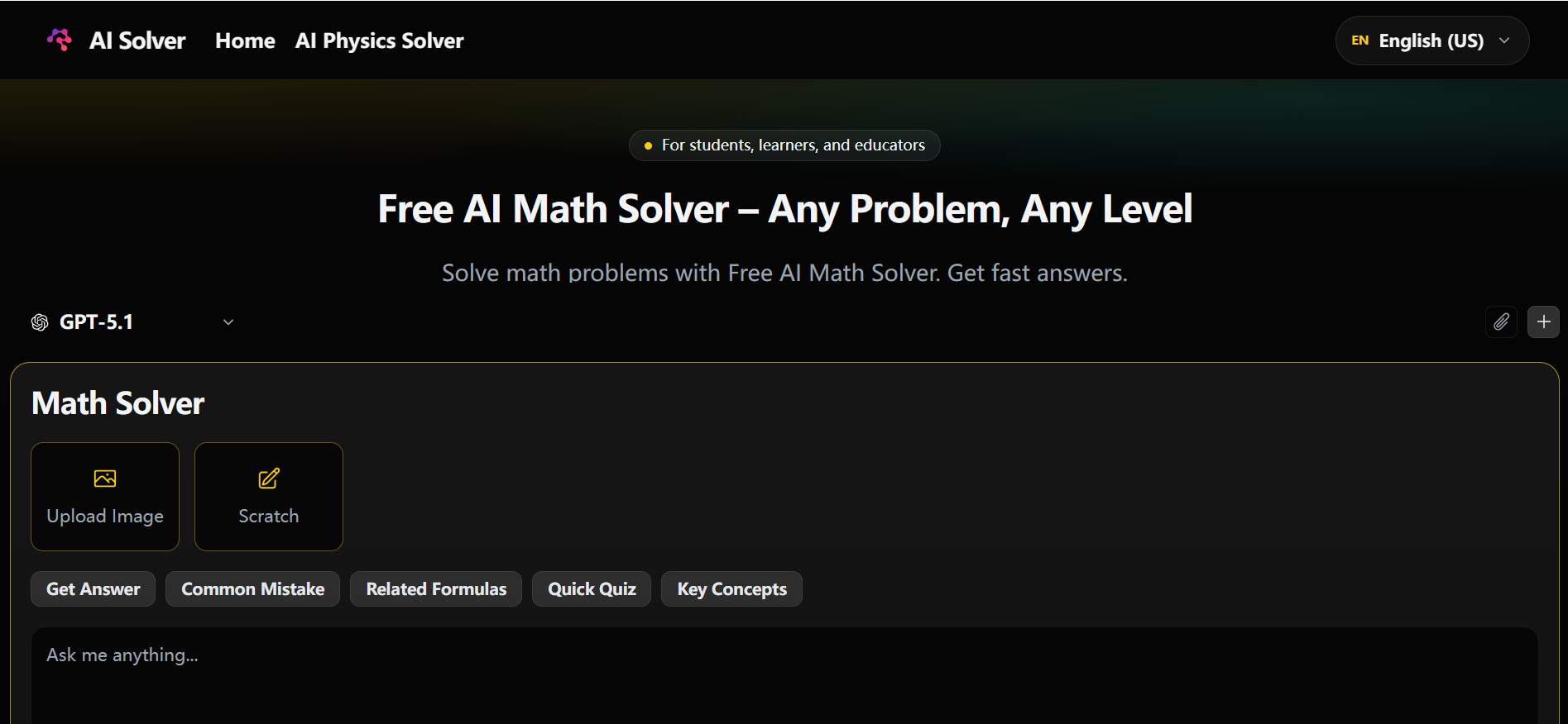 Free AI Math Solver – Any Problem, Any Level screenshot 1