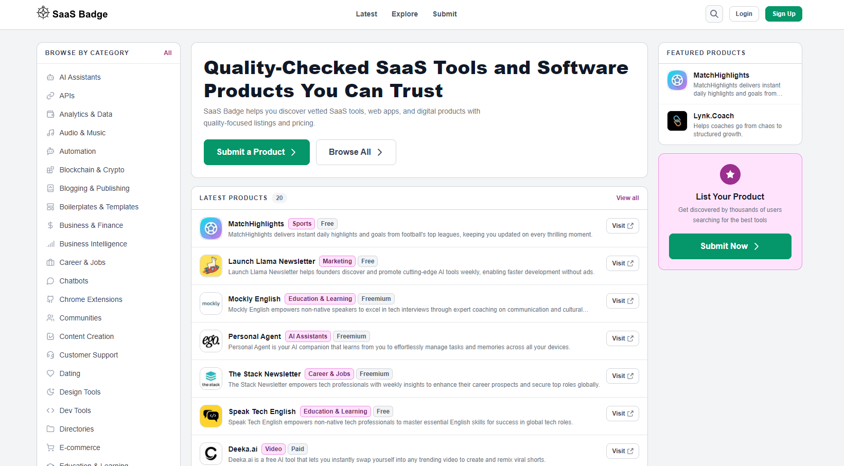 SaaS Badge screenshot 1