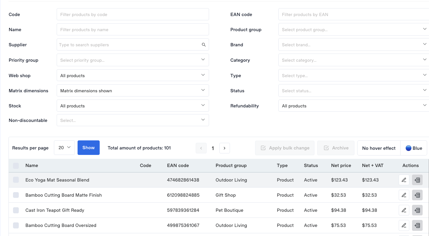 Pointofsale.net screenshot 1