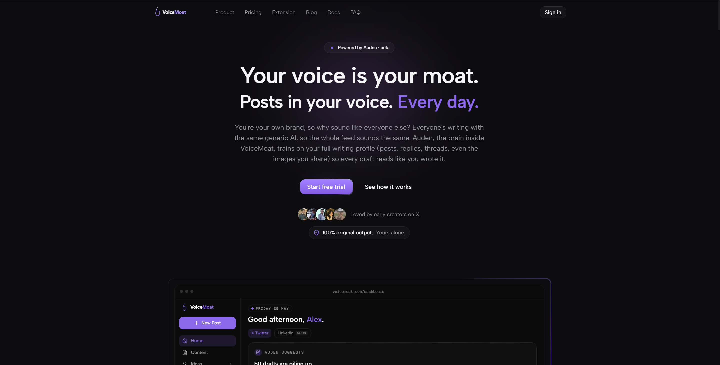 VoiceMOAT screenshot 1
