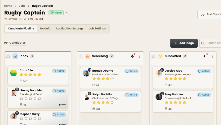 Happlicant screenshot 1
