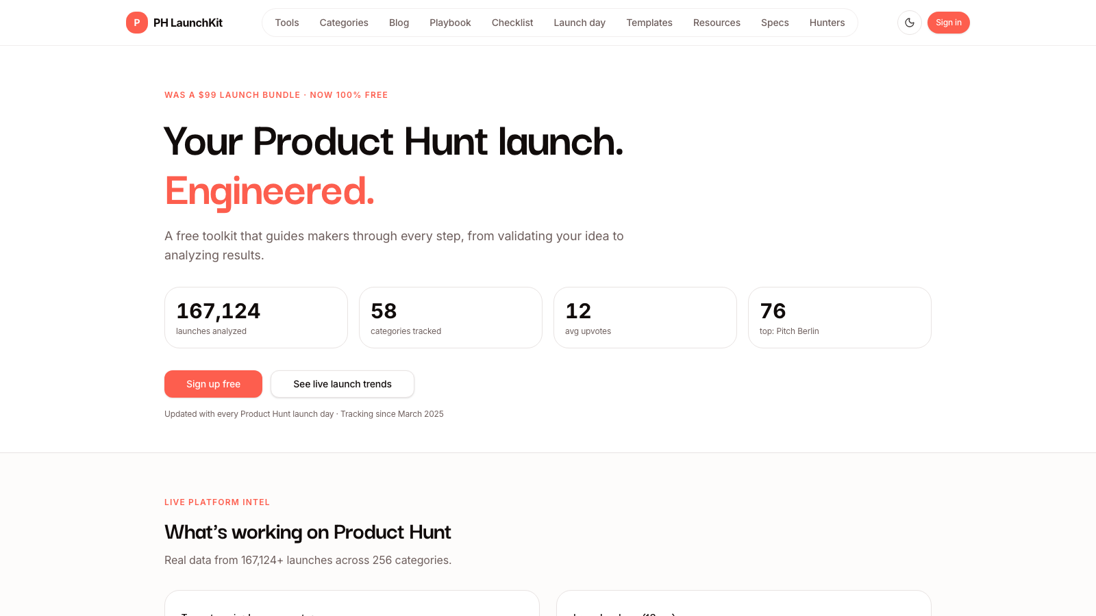 PH LaunchKit screenshot 1