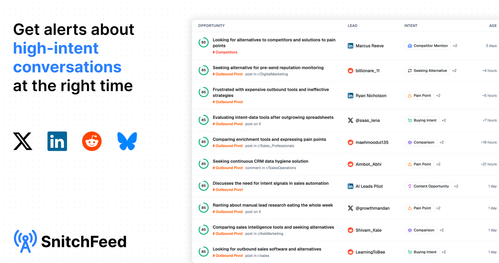 SnitchFeed screenshot 1